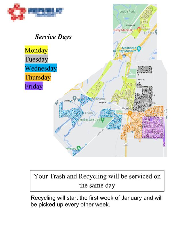 Full Collection Map Monticello