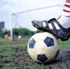 Foot on a Soccer Ball 