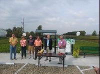 Group Standing in Front of the Dog Park